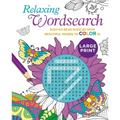 Relaxing Large Print Wordsearch: Easy-To-Read Puzzles with Beautiful Images to Color in