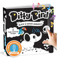 Ditty Bird Interactive Sensory White and Black Sound Book for Babies 6 - 18 Months Infant Books for Tummy Time