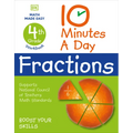 10 Minutes a Day Fractions, 4th Grade