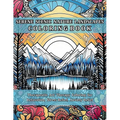 Serene Scenic Nature Landscapes Coloring Book: Therapeutic Art Therapy Coloring for Relaxation, Stress Relief, Anxiety Relief