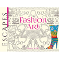 Escapes Fashion Art Coloring Book