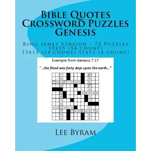 Bible Quotes Crossword Puzzles - Genesis