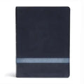 CSB Apologetics Study Bible, Navy Leathertouch: Black Letter, Defend Your Faith, Study Notes and Commentary, Ribbon Marker, Sewn Binding, Easy-To-Read