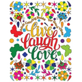 Adult Coloring Book for Good Vibes: Live Laugh Love Motivational and Inspirational Sayings Coloring Book for Adults