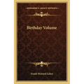Birthday Volume