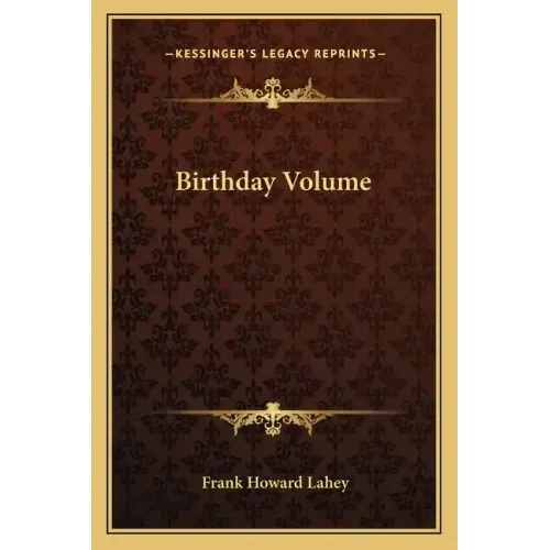 Birthday Volume