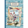 Junk Journal By The Sea Themed Signature: Full color 6 x 9 slim Paperback with ephemera to cut out and paste in - no sewing needed!
