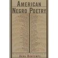 American Negro Poetry: An Anthology