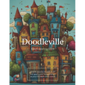 Doodleville: Adult Coloring Book: Coloring Book for Kids and Adults