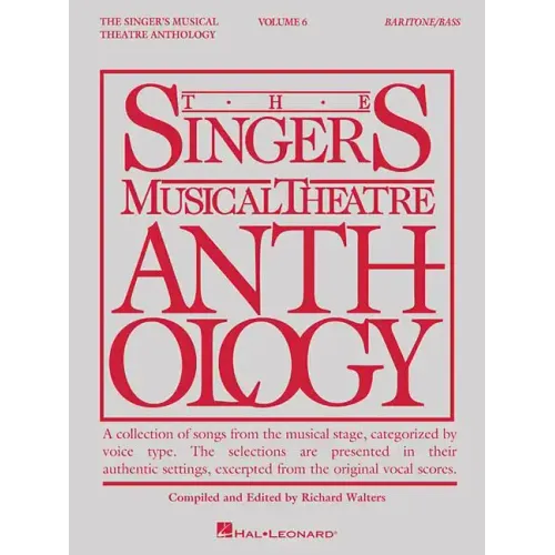 Singer's Musical Theatre Anthology - Volume 6: Baritone/Bass Book Only