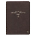 Nlt, the Spiritual Growth Bible (Faux Leather, Walnut Brown)