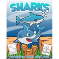 Sharks Coloring Book for Kids: Cool Shark Coloring Book for Boys Girls Ages 2-6