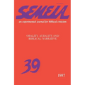 Semeia 39: Orality, Aurality, and Biblical Narrative