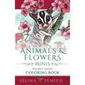 Animals and Flowers Minis - Pocket Sized Coloring Book