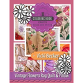 Vintage Flowers Rag Quilt & Pillow