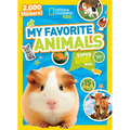National Geographic Kids My Favorite Animals Super Sticker Activity Book: Two Books in One with 2,000+ Stickers!