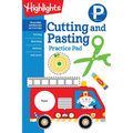 Preschool Cutting and Pasting: Scissor Skills Activity Book for Preschoolers, Practice Cutting Paper & More (Highlights Learn on the Go Practice Pads)