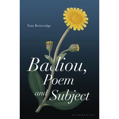 Badiou, Poem and Subject