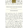 Twentieth Century Poetry: Selves and Situations
