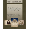 Bunch V. Cole U.S. Supreme Court Transcript of Record with Supporting Pleadings