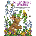 Nature's Sweet Moments: 50+ Super Cute Designs to Color - A Relaxing Coloring Book of Animals and Flowers for Adults and Kids