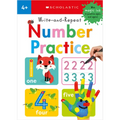 Write-And-Repeat Number Practice: Scholastic Early Learners (Write-And-Repeat)
