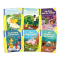 Jolly Phonics Folktales Yellow Readers (Level 2) Complete Set (1-6): In Print Letters (American English Edition)