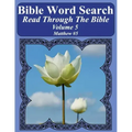 Bible Word Search Read Through The Bible Volume 5: Matthew #5 Extra Large Print