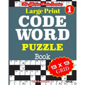 Large Print CODEWORD PUZZLE Book; Vol. 1