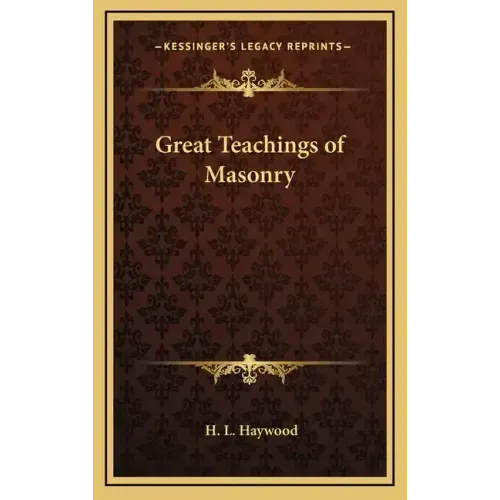 Great Teachings of Masonry