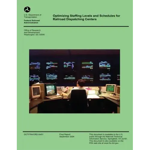Optimizing Staffing Levels and Schedules for Railroad Dispatching Centers