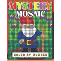 New Large Print Mystery Mosaics Color By Number: Pixel Art For Adults & Kids, Fun 50 Coloring Pages for Stress Relief & Relaxation, Gift Ideas.