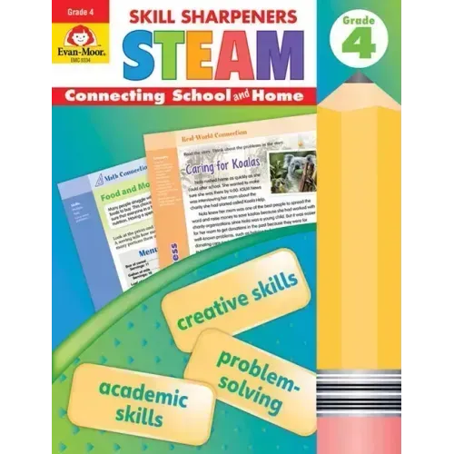 Skill Sharpeners: Steam, Grade 4 Workbook