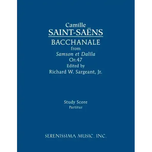 Bacchanale, Op.47: Study score