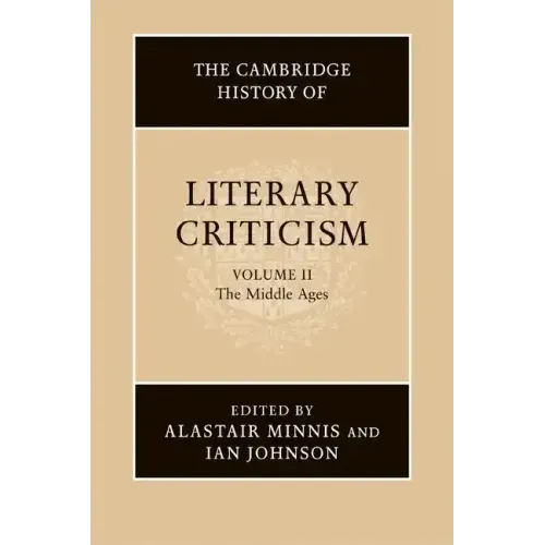 The Cambridge History of Literary Criticism