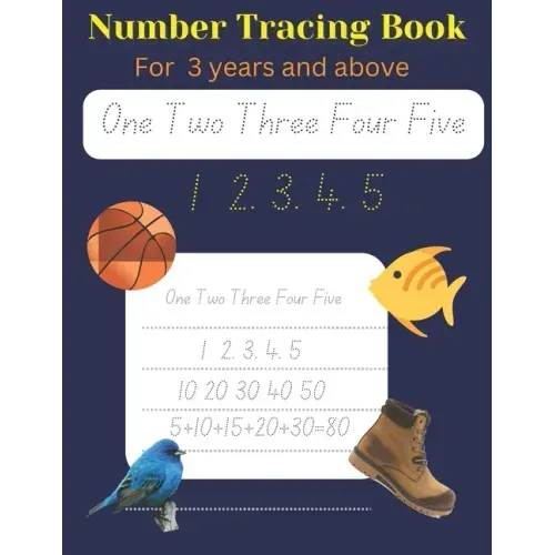Number Tracing Book: For 3 years old and above