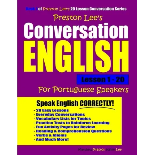 Preston Lee's Conversation English For Portuguese Speakers Lesson 1 - 20