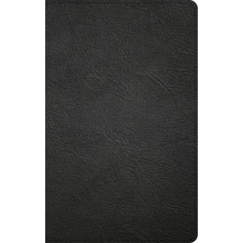 KJV Single-Column Personal Size Bible, Black Genuine Leather