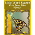 Bible Word Search Extra Large Print Volume 12: Luke #1