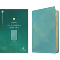NLT Student Life Application Study Bible, Filament Enabled (Leatherlike, Teal Blue Striped, Red Letter)