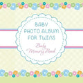Baby Photo Album for Twins: Baby Memory Book