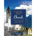 Christian Church: Gray Scale Photo Adult Coloring Book, Mind Relaxation Stress Relief Coloring Book Vol2: Series of coloring book for ad