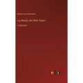 Lay Morals, and Other Papers: in large print