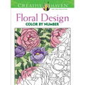 Creative Haven Floral Design Color by Number Coloring Book