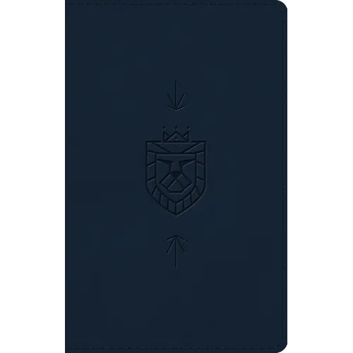 ESV Kid's Bible, Thinline, Red Letter (Trutone, Dark Blue, Lion of Judah Design)