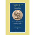 A Commentary and Review of Montesquieu's Spirit of Laws