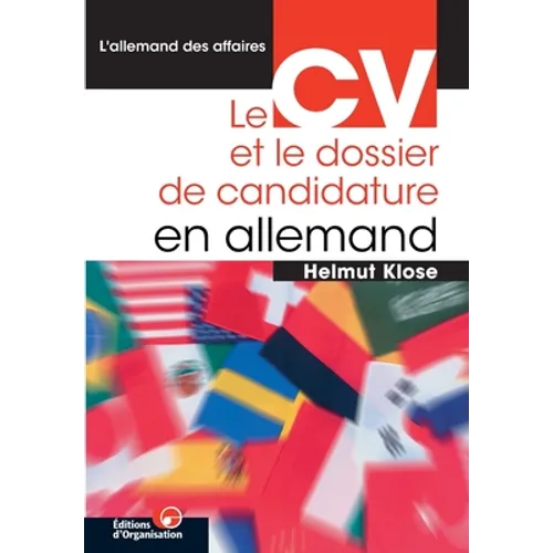 Le CV et le dossier de candidature en allemand - Paperback