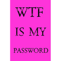 Wtf Is My Password: Keep track of usernames, passwords, web addresses in one easy & organized location - Pink Cover