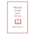 Bibliography of Georgia Authors, 1949-1965