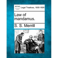 Law of mandamus.
